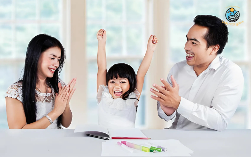 cha mẹ hỗ trợ con học văn hiệu quả nhớ lâu