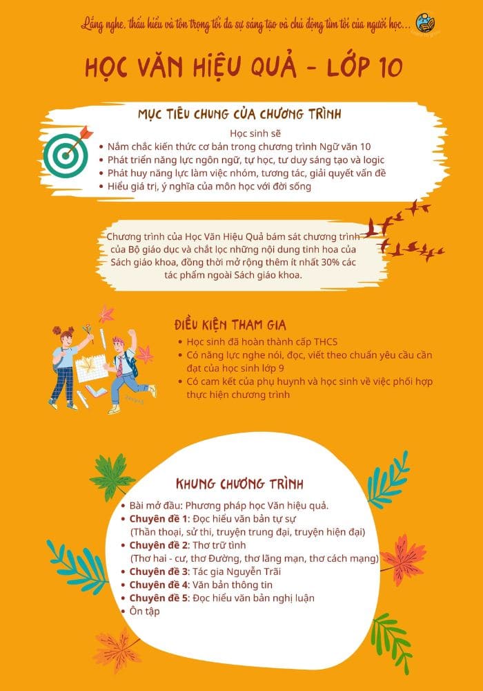 Học văn hiệu quả lớp 10